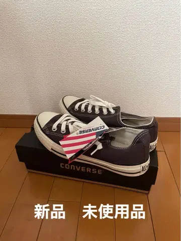 미사용 새상품 CONVERSE ALL STAR 블랙 스니커즈 25cm
