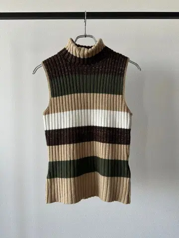 90s ARIZONA JEAN CO 슬리브리스 터틀넥 니트