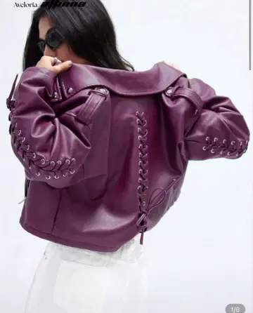 SHEIN 가죽 재킷 165962405 JP-XXL(L)