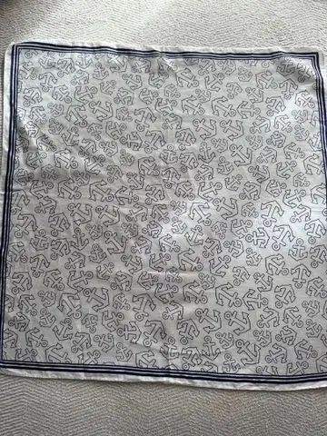 BLUEBLUE 앵커 패턴 반다나 세트