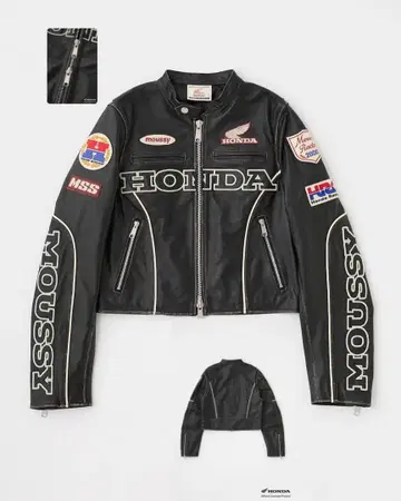 레어 MOUSSY HONDA 마우지 혼다 라이더 자켓