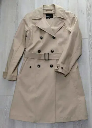 GIORGIO ARMANI 트렌치코트 베이지 조르지오 아르마니