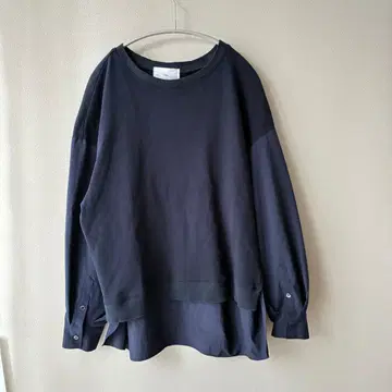 vin. 비앙 전후 이소재 디자인 티셔츠 9호 가슴 너비 넉넉한 일본제