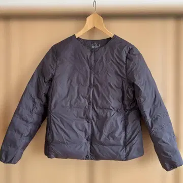 MUJI 무인양품 경량 포켓 다운 자켓 여성 M 다크 브라운