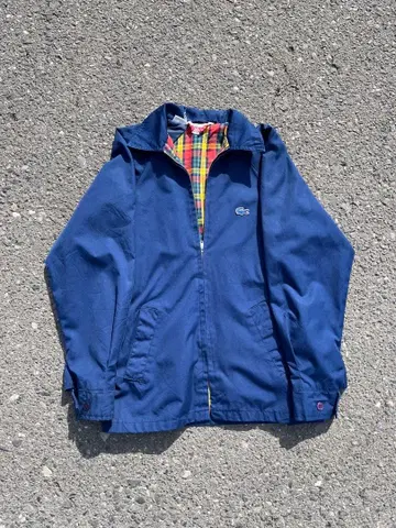 Lacoste 90s 80s 스윙탑 안감 체크 빈티지