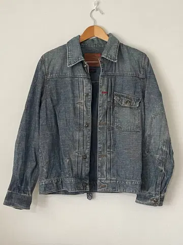 kissmark 데님 자켓 M G 빈티지 가공