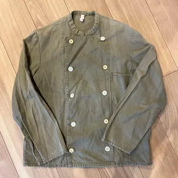 80s 동독군 코크 자켓 밀리터리 더블 브레스트 빈티지