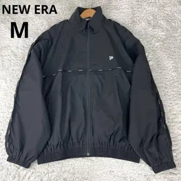 NEW ERA 뉴에라 파이핑 트랙 자켓 M 블랙