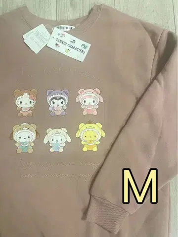 산리오 키티 쿠로미 마이멜로디 트레이닝복 맨투맨 속기모 M