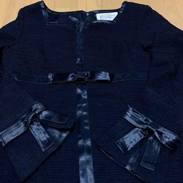 리본 포함 블랙 원피스 수트 M 사이즈 포멀