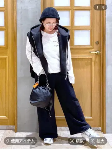 lepsim 퍼프 에어 W 지퍼 후드티