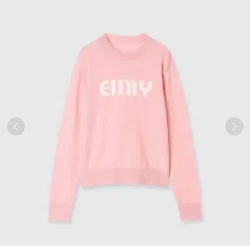 [ eimy istoire ] EIMY 로고 니트 핑크