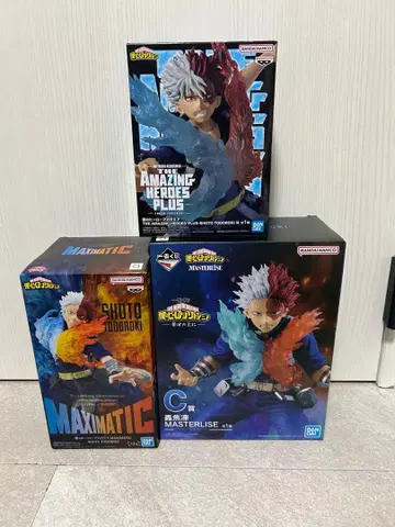 제일복권 프라이스 나의 히어로 아카데미아 토도로키 쇼토 피규어 3점