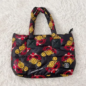 HYSTERIC MINI 퀼팅 토트백 블랙 계열 히스미니