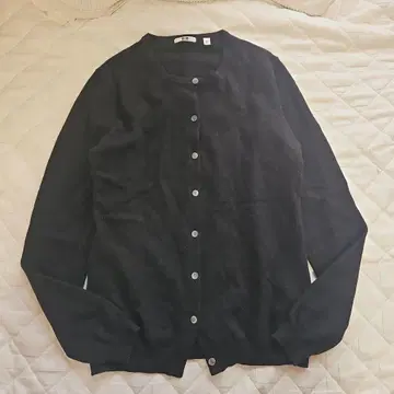 유니클로 캐시미어 크루넥 가디건 (긴팔)