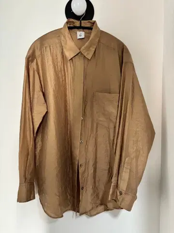 6 6 베이지 스케 셔츠 가슴 포켓 부착