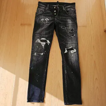 DSQUARED2 데미지 가공 데님 청바지 42