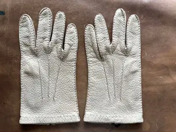 ROX 페커리 가죽 그로브 화이트 [ 사이즈 8 ] [ 남성용 ]