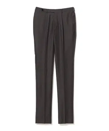 BEAMS F/CANONICO 울 서지 1 플리츠 슬랙스