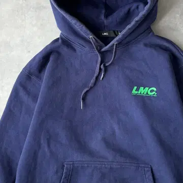 15256 LMC 빅 로고 풀오버 후드티
