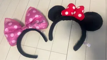 미니 마우스 머리띠 2세트