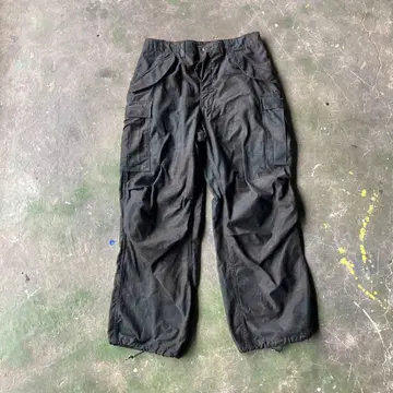 M-65 후염 블랙 필드 팬츠 카고 팬츠 밀리터