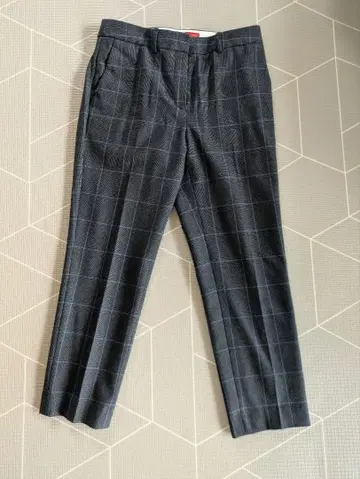 투모로우랜드 체크 팬츠 슬랙스 사이즈 36 일본제