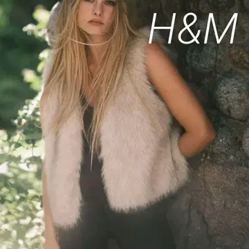 H&M 퍼 베스트