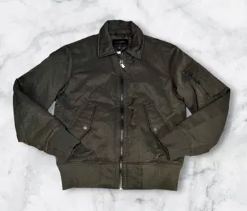 택 포함 바나나리퍼블릭 카라 부착 MA-1 플라이트 자켓 라이트 단장