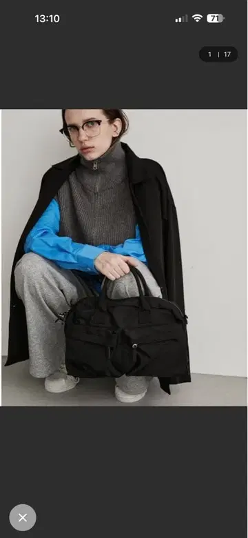 멀티 포켓 크로스 백