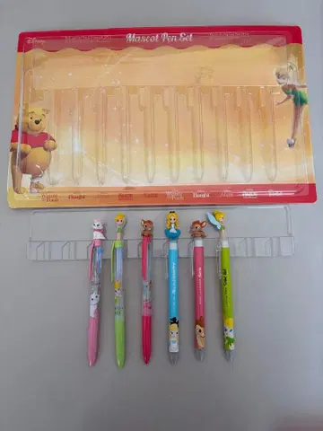 디즈니 마스코트 펜 세트 6개입