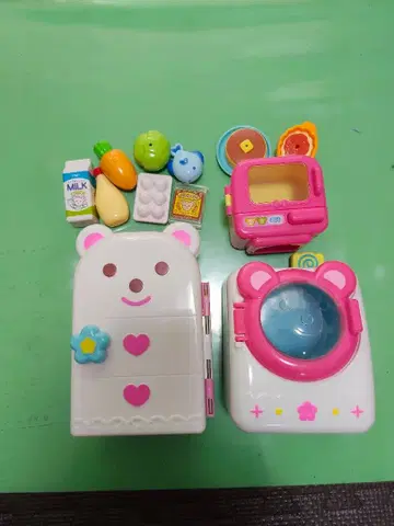 멜짱 소꿉놀이 세트 세탁기 냉장고 렌지