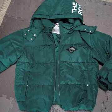 Rototo Mountain 다크 그린 다운 자켓