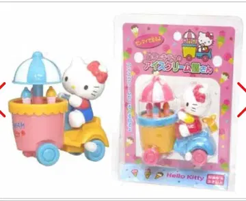헬로키티 아이스크림 가게 태엽 주행 3종 미개봉