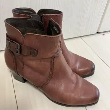 Mother Leaf 숏부츠 브라운 24cm