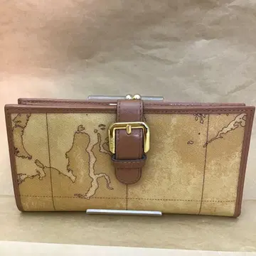 새상품급 플리마클라세 가마구치 장지갑 지도 도안