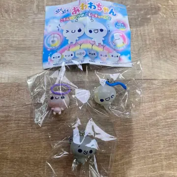 즉시 구매 가능 푹신푹신 아와와짱 메지루시 액세서리 3세트 캡슐 토이