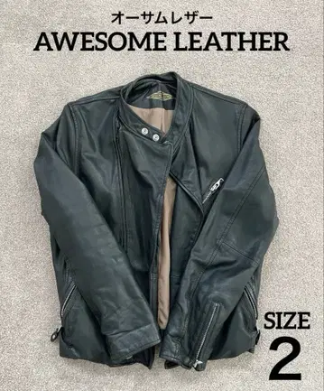 AWESOME LEATHER 오썸레더 가죽 자켓 라이더스