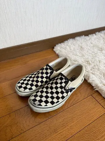 VANS 체커보드 슬립온 24cm
