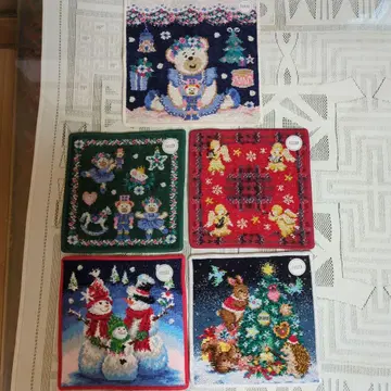 페이 타월 손수건 5개 세트