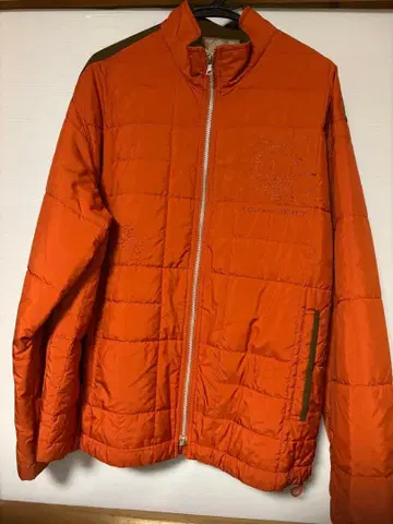 GREENCLUBS 톰과 제리 퀼팅 자켓 오렌지