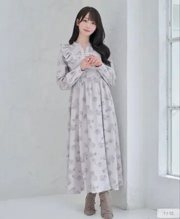 로제뮤즈 오리지널 로즈 프린트 원피스