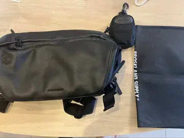 BROSKI AND SUPPLY 저스트 슬링 멀티백 방수 천연 가죽