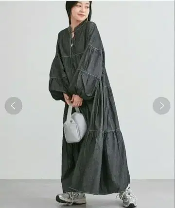 CIAOPANIC TYPY 샴브레이 티어드 원피스