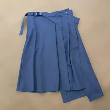 Y-3 플리츠 스커트 네이비 XS