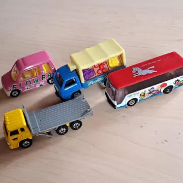 토미카 작업 자동차 4대