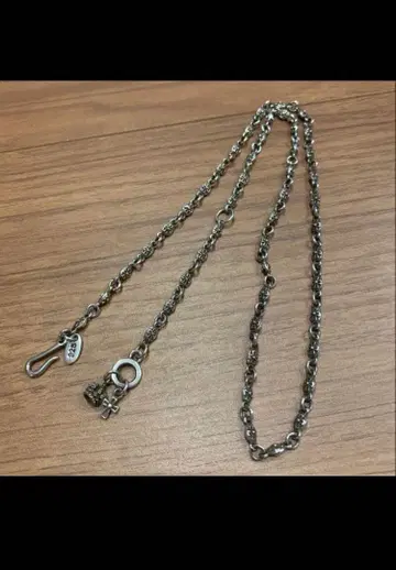 실버 925 체인 목걸이 크로스 참 포함