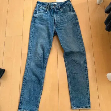 MOUSSY 블루 스트레이트 데님