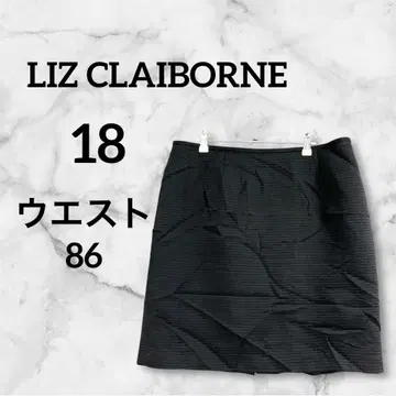 빅 LIZ CLAIBORNE [ 18 ] 타이트 스커트 블랙