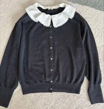 IENA 가디건 레이스 옷깃